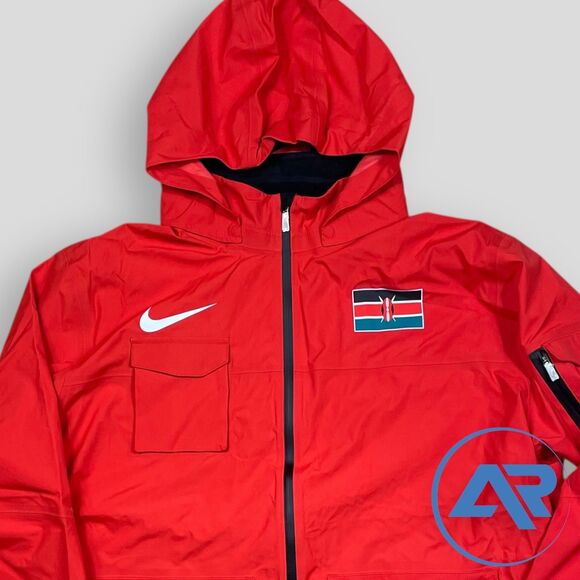 Nike Pro Elite Kenya Team Issued Storm-Fit ADV Jacket CI8885-602 Size XXL Red - Picture 3 of 6